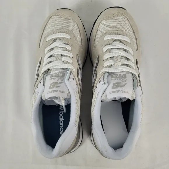 New Balance Women's 574 Core Classic Shoes Sneakers WL574EVW Grey White Sz 7 NIB