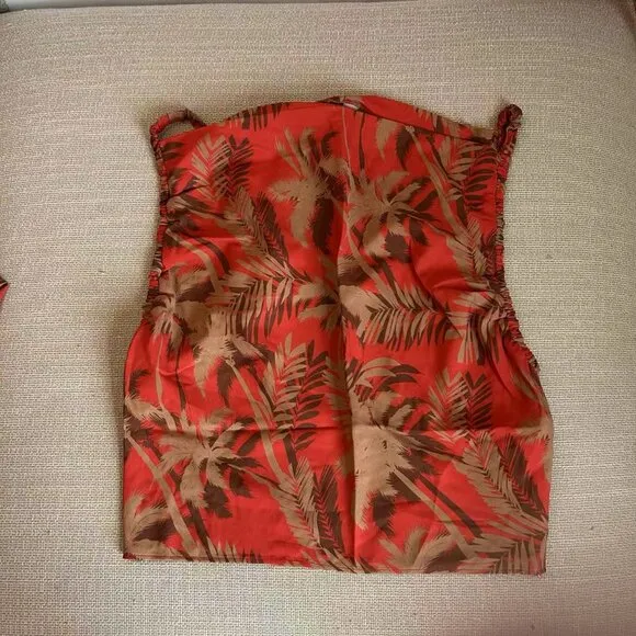 NEW Bec &amp; Bridge Shady Palm Set (Top &amp; Skirt) Orange AU8/US4 Vacation Party
