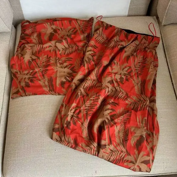 NEW Bec &amp; Bridge Shady Palm Set (Top &amp; Skirt) Orange AU8/US4 Vacation Party