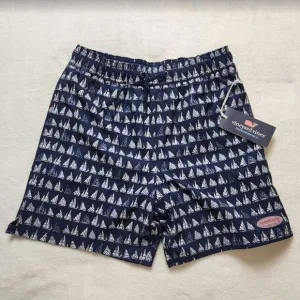 New boys M (12-14) Vineyard Vines boat parade Chappy swim trunks chappies