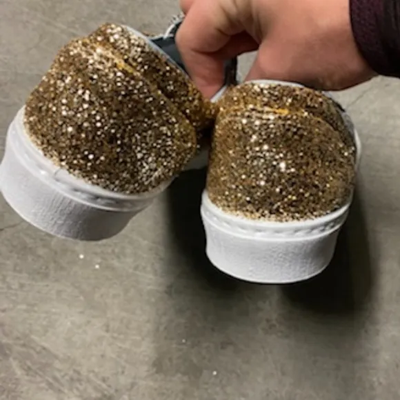 New CHIARA FERRAGNI Sparkle Slip On Sneakers