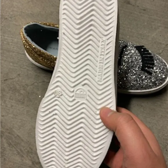 New CHIARA FERRAGNI Sparkle Slip On Sneakers