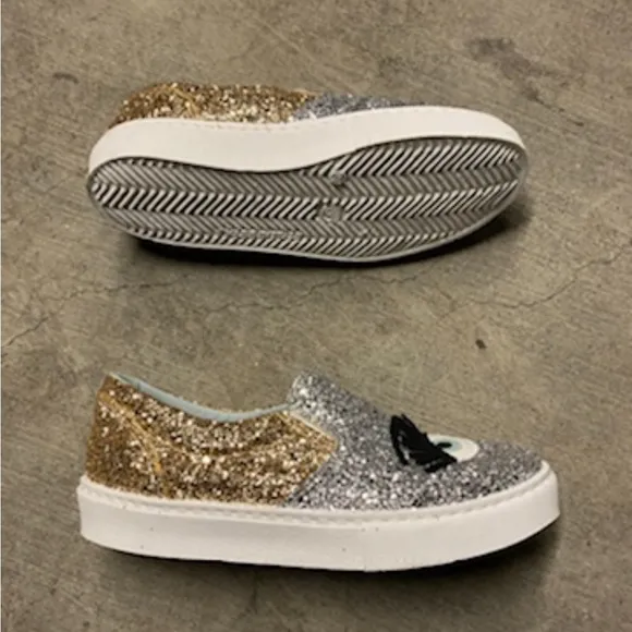 New CHIARA FERRAGNI Sparkle Slip On Sneakers