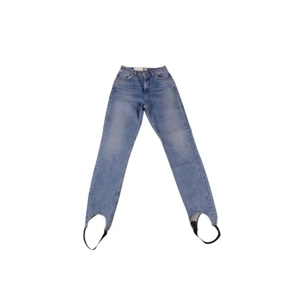 NEW CITIZENS OF HUMANITY Valerie High Rise Tapered Stirrup Jean in Caraway #703