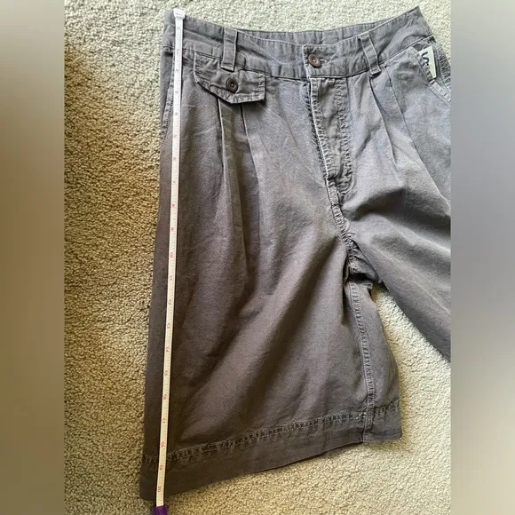NEW Free People Linen High Street Trouser Shorts-Storm Front,Size 0