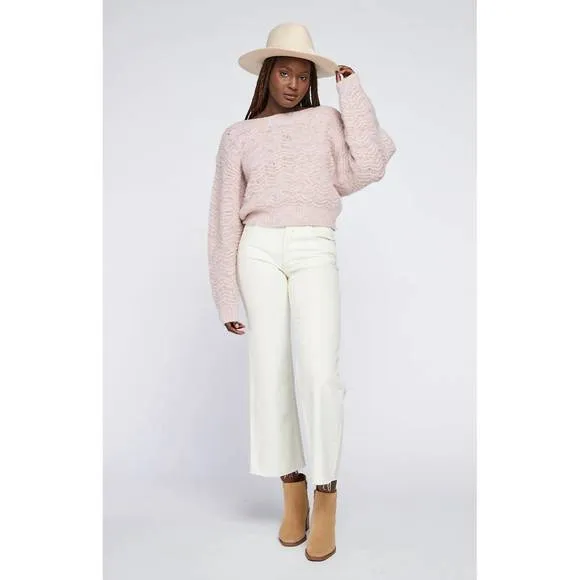 NEW GENTLE FAWN tara sweater in blush mix