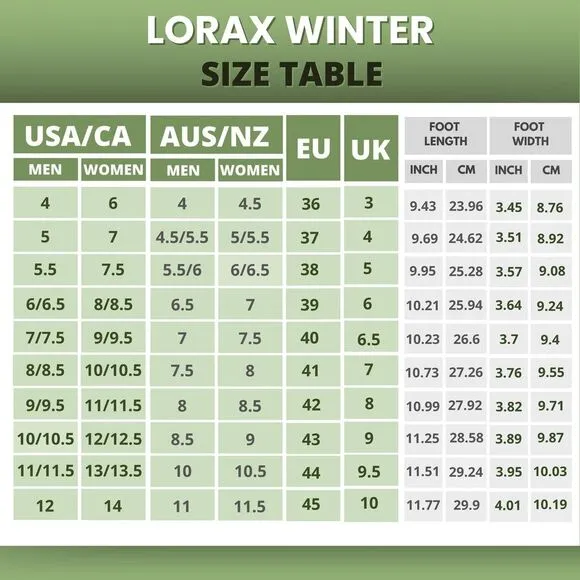 NEW Hike Footwear Lorax Winter Ergonomic Barefoot Shoes Unisex Size EU 39/ 8 Wms