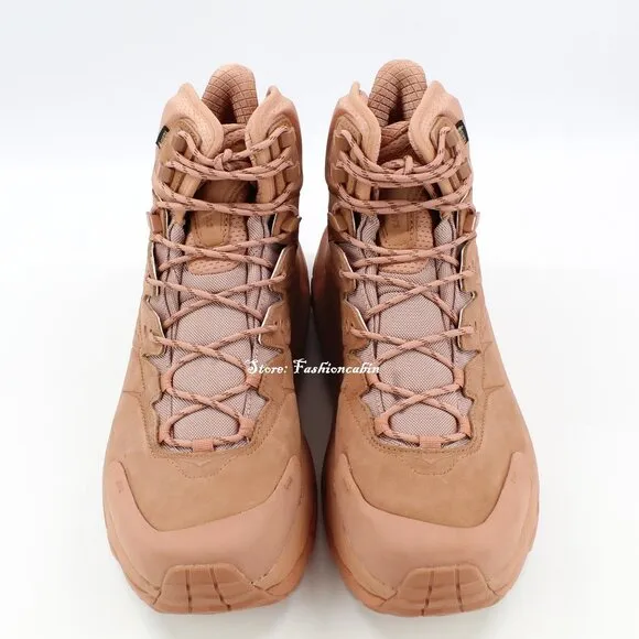 New Hoka Kaha 2 GTX Waterproof Hiking Boots, Men’s 11.5 | Cork Cappuccino (CCPP)