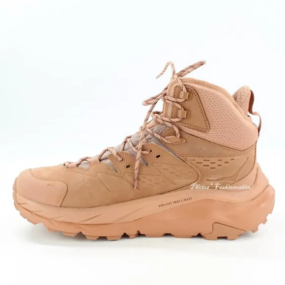 New Hoka Kaha 2 GTX Waterproof Hiking Boots, Men’s 11.5 | Cork Cappuccino (CCPP)