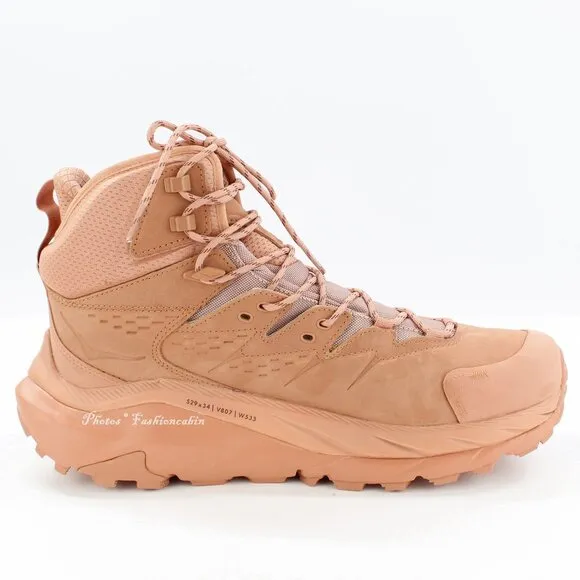 New Hoka Kaha 2 GTX Waterproof Hiking Boots, Men’s 11.5 | Cork Cappuccino (CCPP)