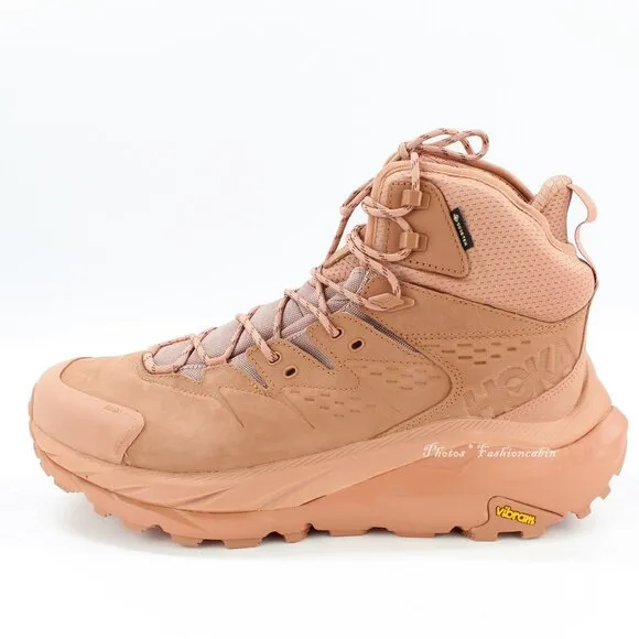 New Hoka Kaha 2 GTX Waterproof Hiking Boots, Men’s 11.5 | Cork Cappuccino (CCPP)