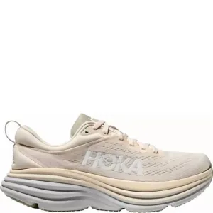 NEW HOKA men's bondi 8 running shoes in oatmilk