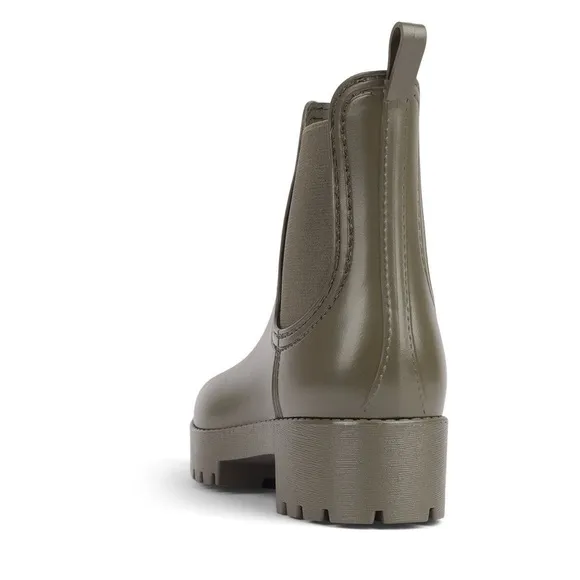 New! Jeffrey Campbell Chelsea Rain Boots-Army Green