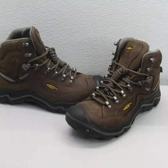 NEW KEEN Men's Durand 2 Waterproof Boots Brown Comfort Cushioning Leather 8.5
