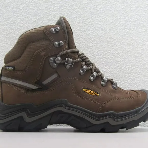 NEW KEEN Men's Durand 2 Waterproof Boots Brown Comfort Cushioning Leather 8.5