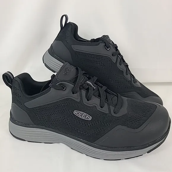 NEW KEEN Sparta 2 Men's Black Aluminum Toe Work Safety Shoes 1025637EE Size 11.5