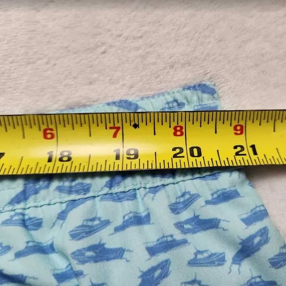 New men's  XXL Vineyard Vines 7&quot; printed Chappy swim trunks picnic boat shorts