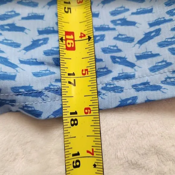 New men's  XXL Vineyard Vines 7&quot; printed Chappy swim trunks picnic boat shorts