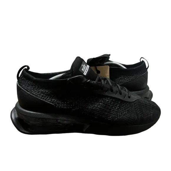 NEW Nike Air Max Flyknit Racer Mens Triple Black Shoes