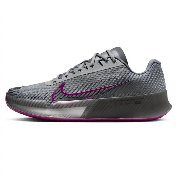 NEW NIKE men's air zoom vapor 11 hard court tennis shoes in smoke grey/black/dar
