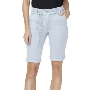 NEW NYDJ Briella Paperbag &amp; Cuff Valhalla Shorts 0