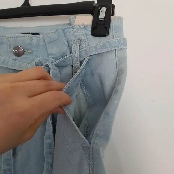NEW NYDJ Briella Paperbag &amp; Cuff Valhalla Shorts 0