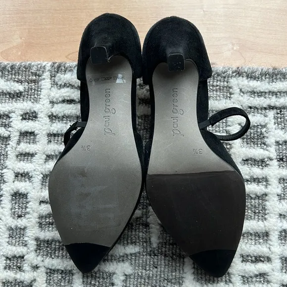 New Paul Green Valetta d'Orsday Pumps in Black Suede Size 3.5 UK / 6 US