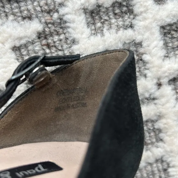 New Paul Green Valetta d'Orsday Pumps in Black Suede Size 3.5 UK / 6 US