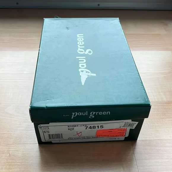 New Paul Green Valetta d'Orsday Pumps in Black Suede Size 3.5 UK / 6 US
