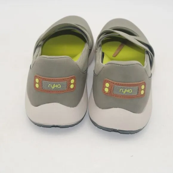 NEW Ryka Endless Slip On Women's 9 Mesh Mary Jane Shoes Comfort Vetiver Green