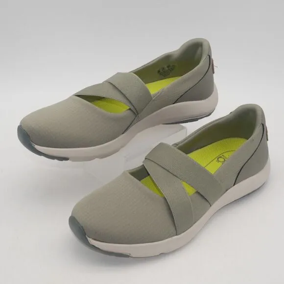 NEW Ryka Endless Slip On Women's 9 Mesh Mary Jane Shoes Comfort Vetiver Green