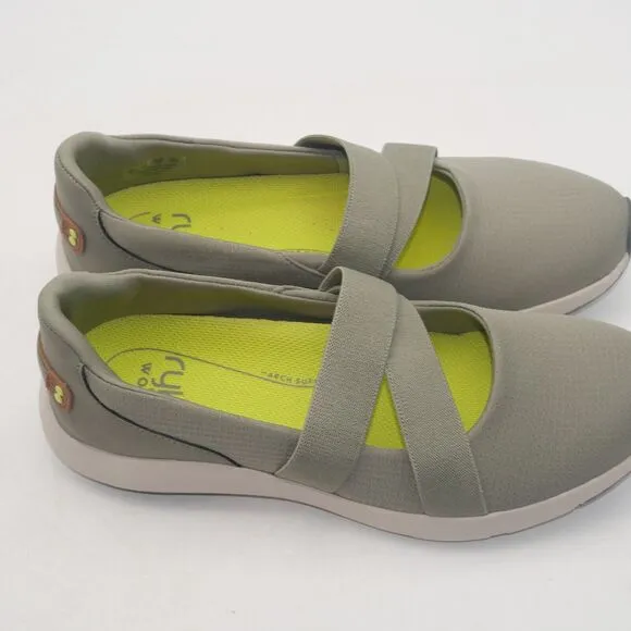 NEW Ryka Endless Slip On Women's 9 Mesh Mary Jane Shoes Comfort Vetiver Green