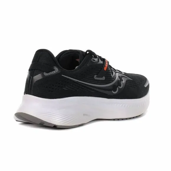 NEW SAUCONY men's guide 16 shoes in black/white