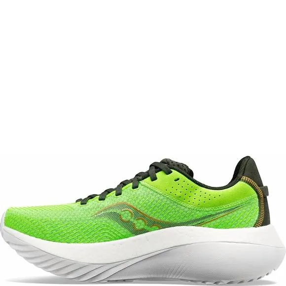 NEW SAUCONY men's kinvara pro shoes in slime/umbra