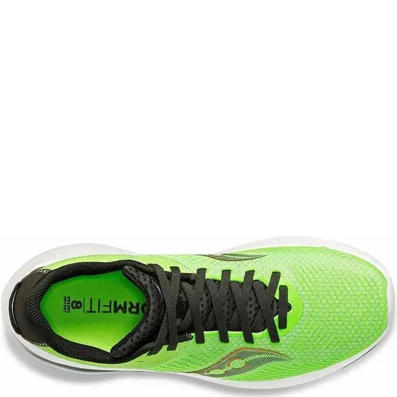 NEW SAUCONY men's kinvara pro shoes in slime/umbra