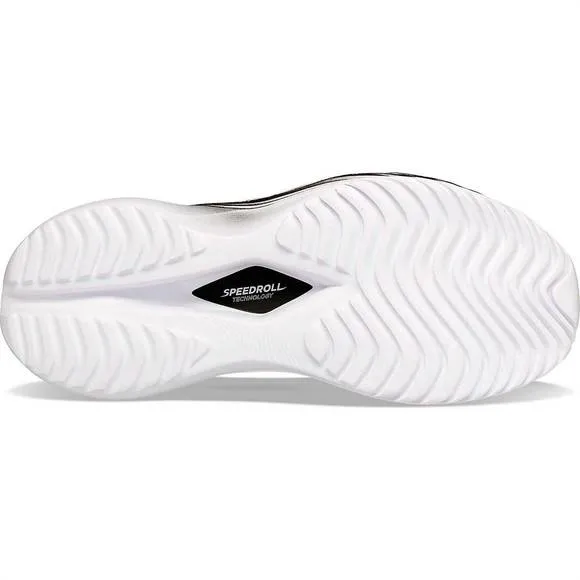 NEW SAUCONY men's kinvara pro shoes in white/infrared