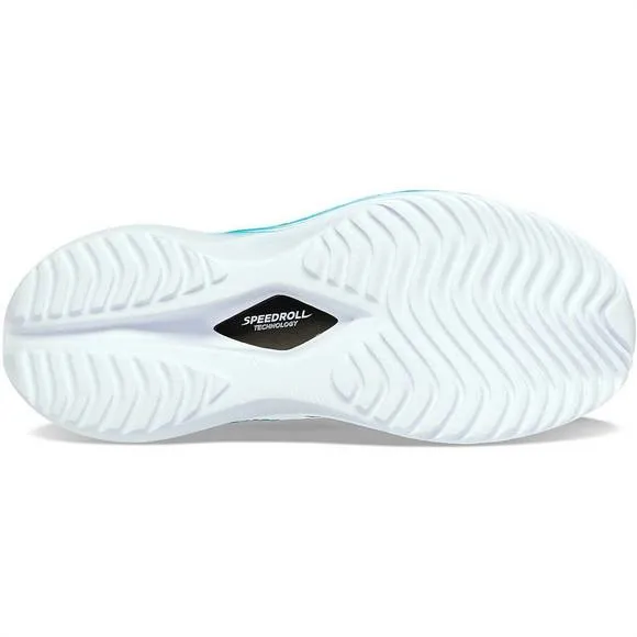 NEW SAUCONY women's kinvara pro shoes in white/ink