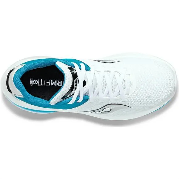 NEW SAUCONY women's kinvara pro shoes in white/ink