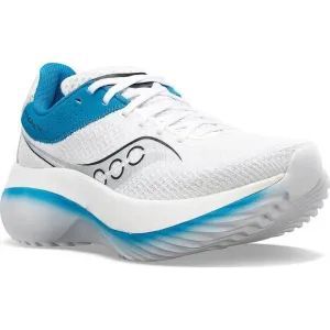 NEW SAUCONY women's kinvara pro shoes in white/ink