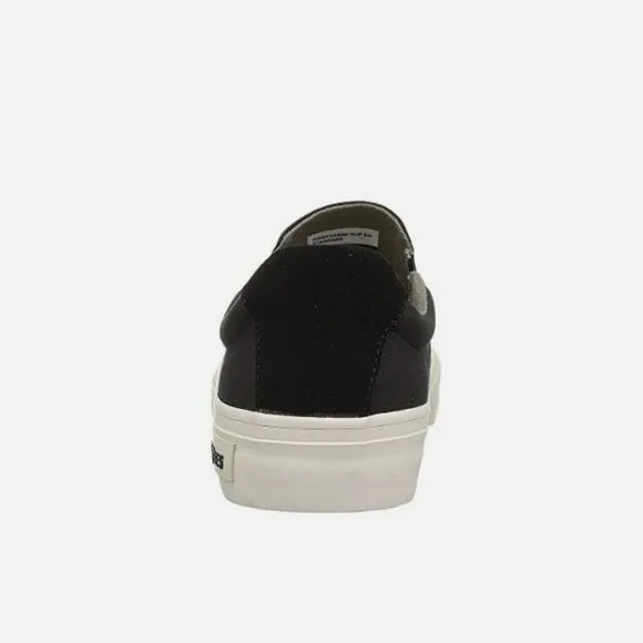 New SeaVees Hawthorne WOMENS SHOES  Slip On Black Cushy memory foam sneaker 8.5