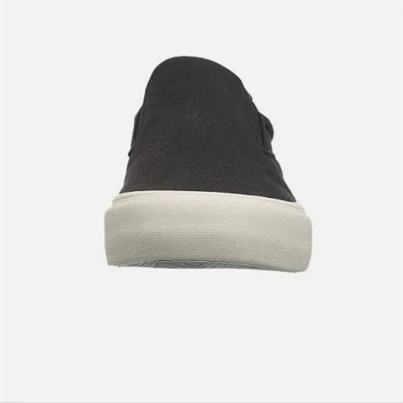 New SeaVees Hawthorne WOMENS SHOES  Slip On Black Cushy memory foam sneaker 8.5