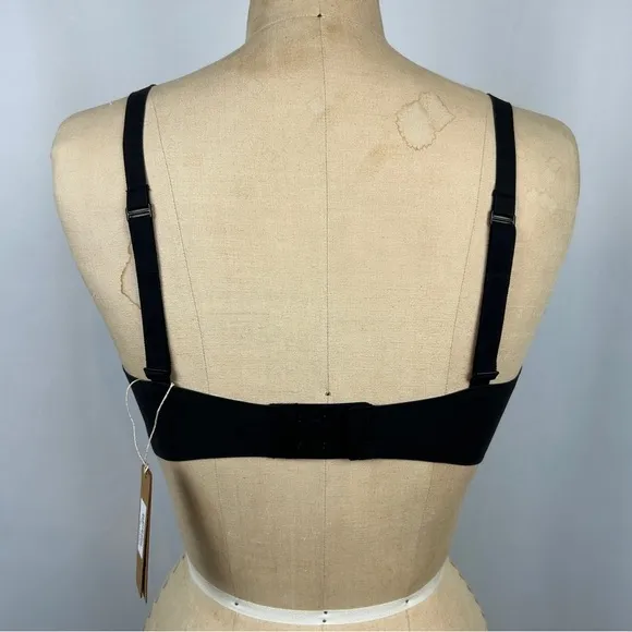 NEW Skims Naked Plunge Onyx Black Bra Style BR-PLG-1885 Size XL