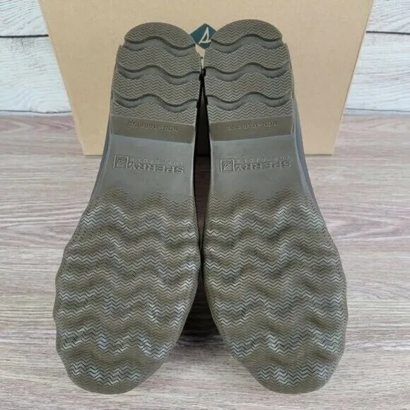 NEW Sperry Avenue Waterproof Duck Boots Men's Size 9 Rain Thermal Winter‎ Fleece