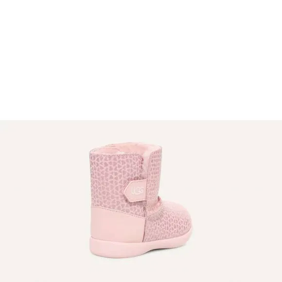 NEW UGG toddler keelan gel hearts boot in pink