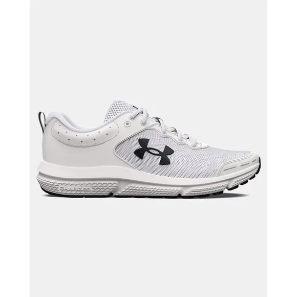 NEW Under Armour Shoes Womens Size 10.5 Charged Assert 10 Sneaker White Mesh