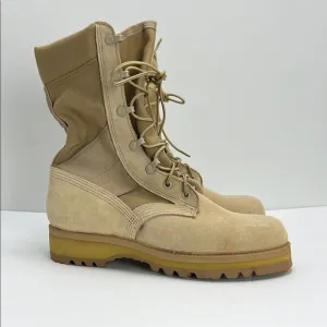 NEW Vibram Sole Hot Weather Military Combat Boots Army Tactical Suede Canvas 7W