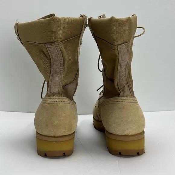 NEW Vibram Sole Hot Weather Military Combat Boots Army Tactical Suede Canvas 7W