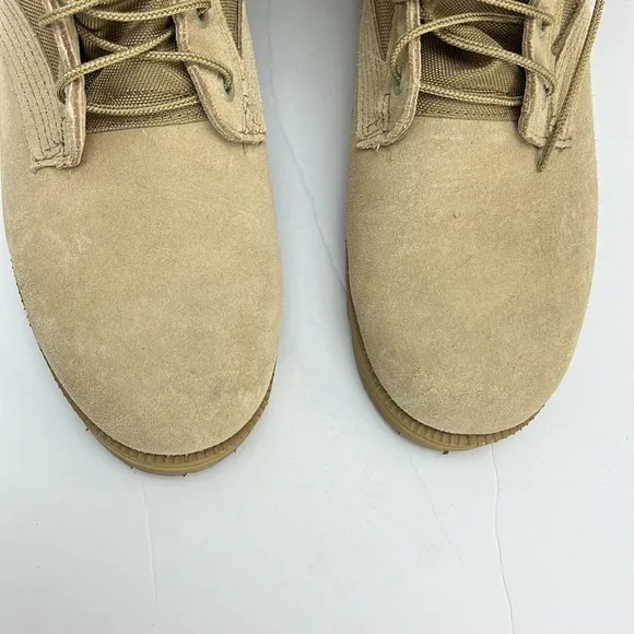 NEW Vibram Sole Hot Weather Military Combat Boots Army Tactical Suede Canvas 7W