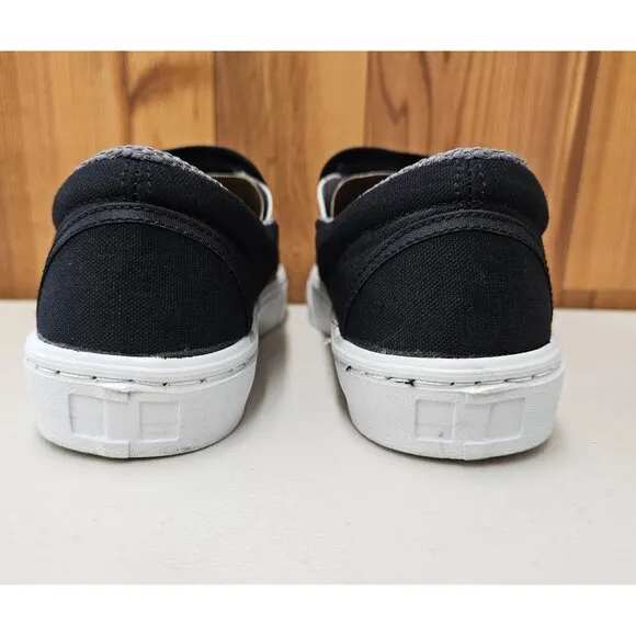 New Vintage &quot;Frida Khalo&quot; Black Women's Slip On Shoes Size 7
