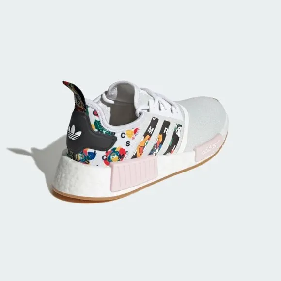 [NEW] Women's adidas NMD_R1 Shoes White GW0563